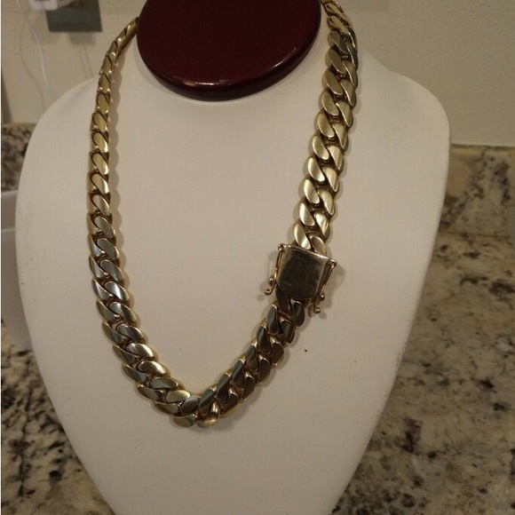 Solid Gold Miami Cuban - Picture 4 of 4